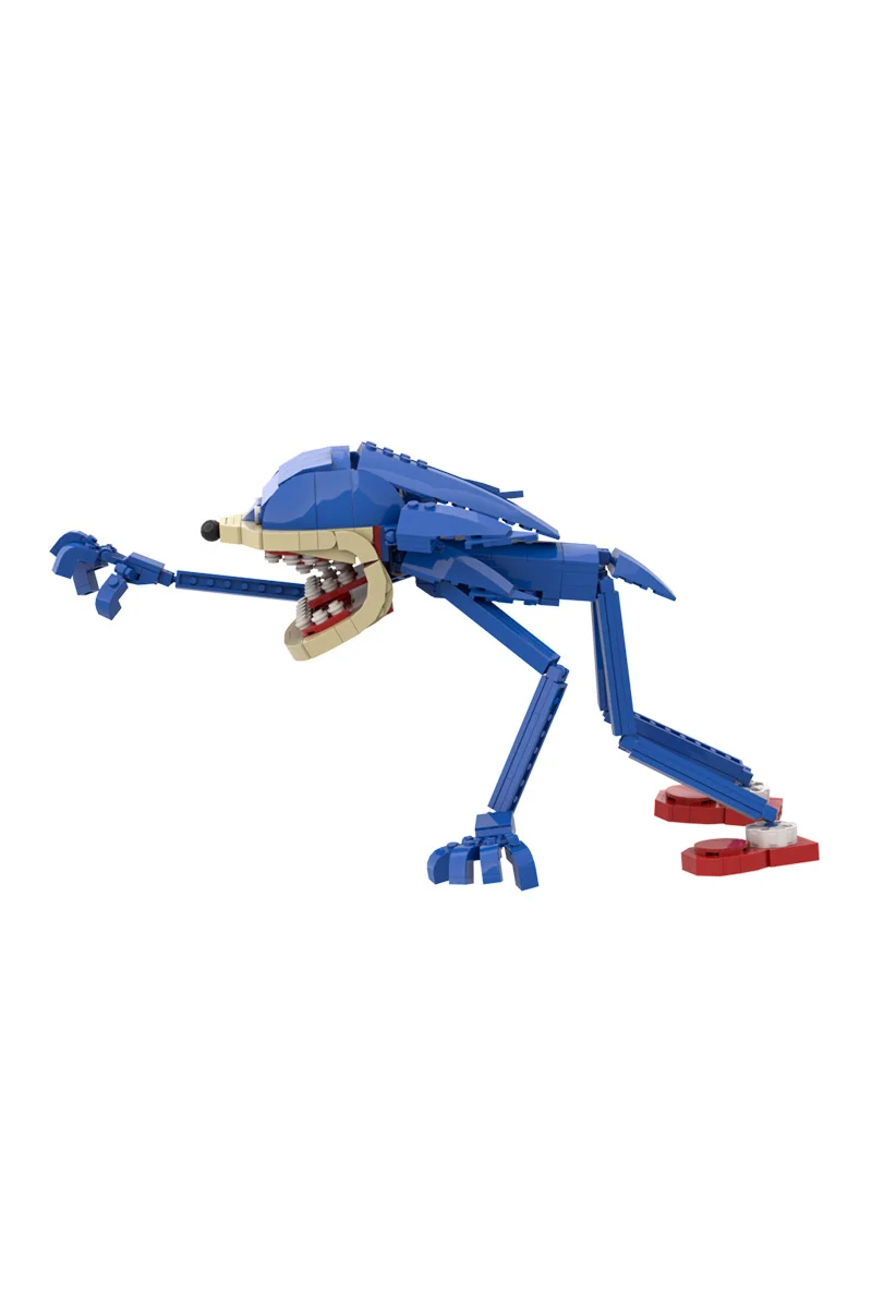 MOC Horror Charakter Modell Bausteine DIY Kreative Parodie Igel Animation Action Figur Ziegel Spielzeug Halloween Geschenk – Detail 10