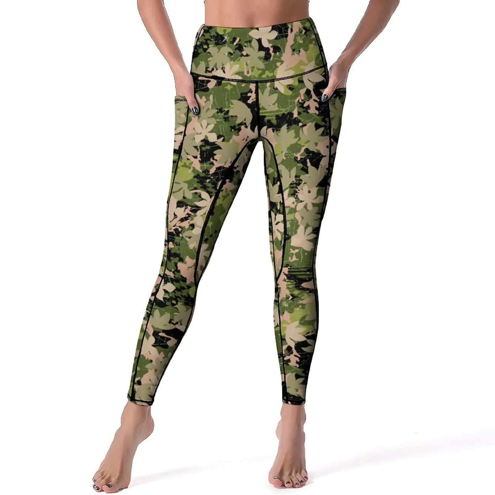 

Abstract Camo Leggings Sexy Camouflage Print Push Up Yoga Pants Breathable Quick-Dry Leggins Women Design Workout Sports Tights