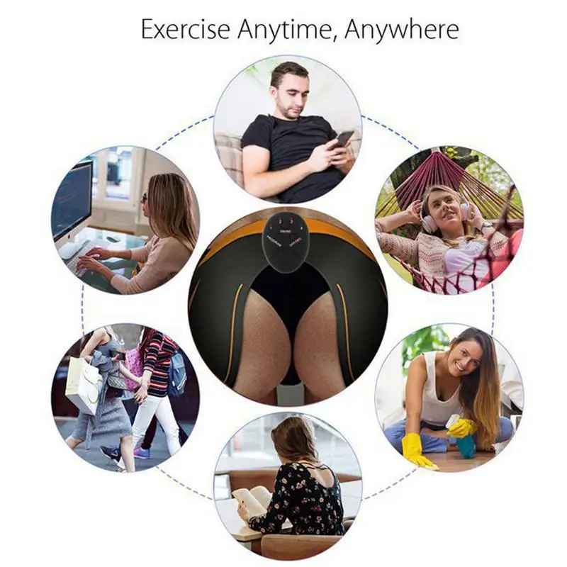 Hips Trainer Massage Butt Muscle Stimulator Fitness Buttocks Toner Lifting Leg Arms Slimming Massager Body Shaping
