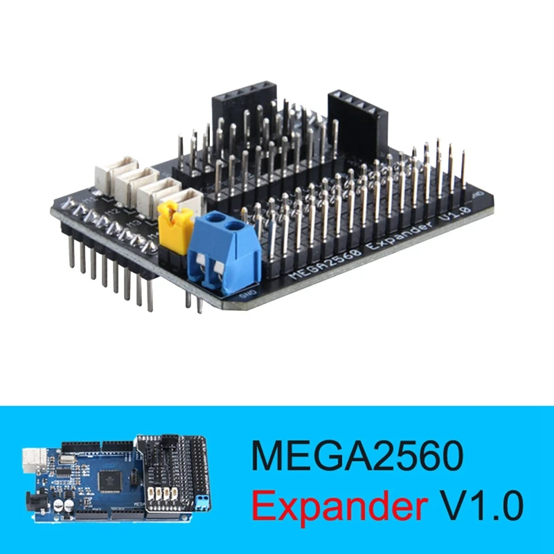 

1 Piece MEGA2560 Motor Drive Module GPIO Multi-Functional Expansion Board Compatible With Arduino