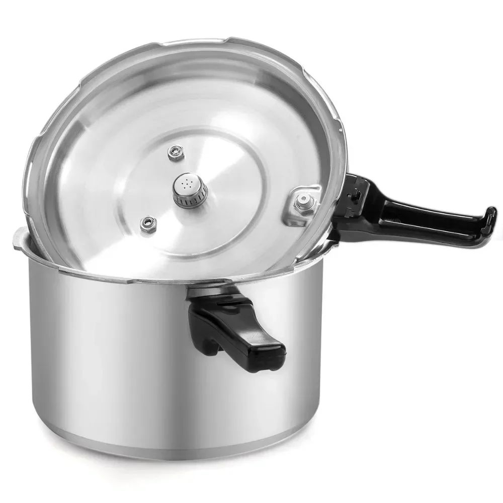 Deluxe 6-Quart Aluminum Pressure Cooker Cookware Fast  Stove Cooking Pressure- 2
