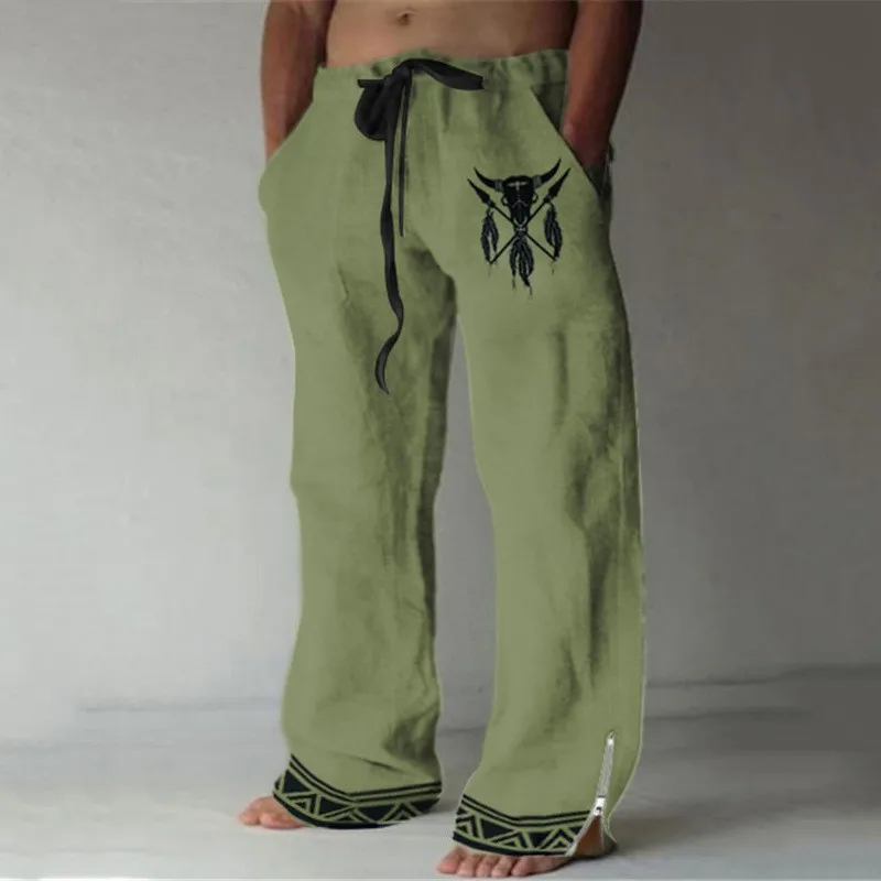 2024 3D Printing High Waisted Commuting Trend, Handsome And Versatile Sports Casual Wide Leg Pants, Loose Casual Pants 6