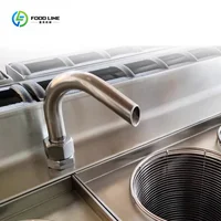 Cuiseur à nouilles électrique commercial 16 trous en acier inoxydable, marmite multifonction, équipement de cuisine multi-paniers personnalisable 4