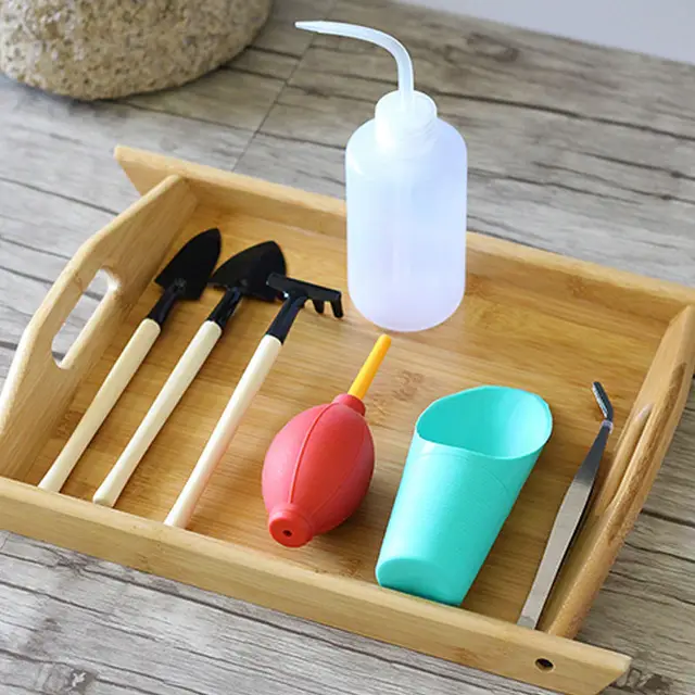 Zamatos Növényi Ültetési Eszközök Kombinációja Kombinált Virágnövelés Mini Kertészet