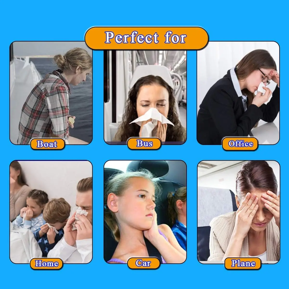 Vomit Bags Throw Up Bags Disposable 1000ml Puke Nausea Leak Resistant Emesis Aircraft Car Sickness