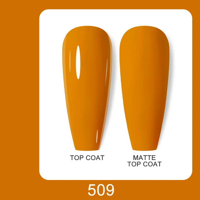 Arte Clavo 15ml Brown Coffee Color UV Gel For Nail Gel Nail Polish Varnish Hybrid Glitter Decoration Base Top Coat Set 509