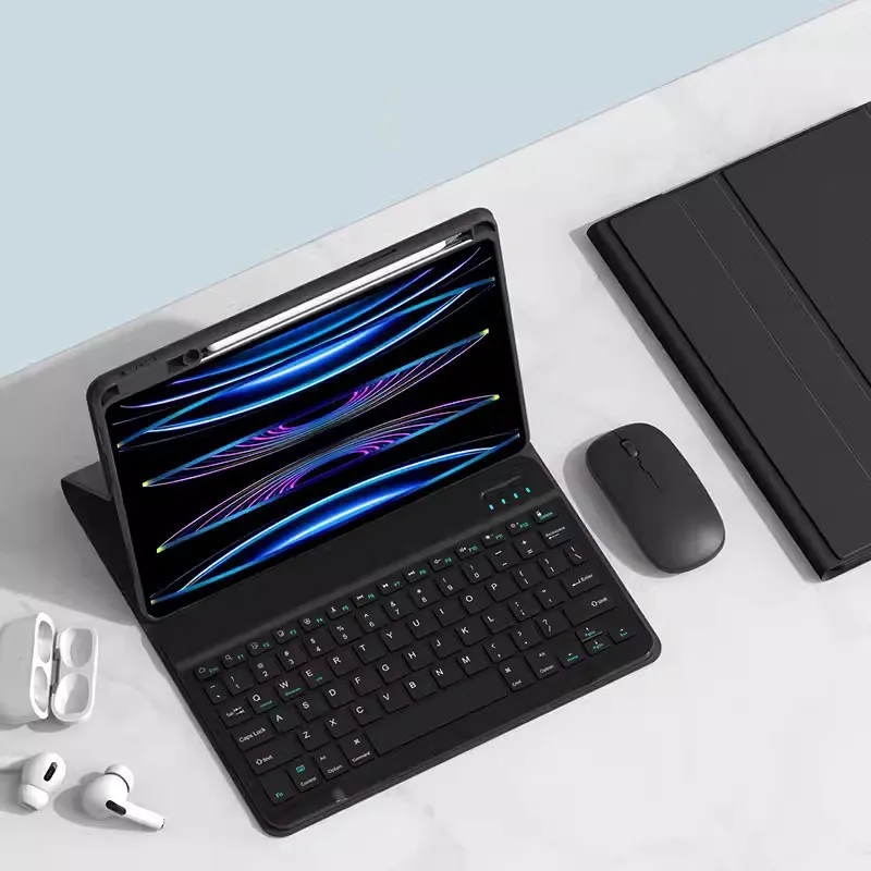 Xiaomi Poco-Bluetoothキーボードケース,マウス付き,Redmi Pad Pro