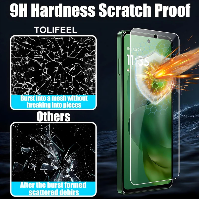 Ultra-Clear Tempered Glass Screen Protector - 9H Hardness, HD Transparency