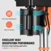 12 in Benchtop Drill Press, 5 Amp 120V,Variable Speed Cast Iron Bench Drill Press,12 in Swing Distance 0-45° Tiltling Worktable. 6