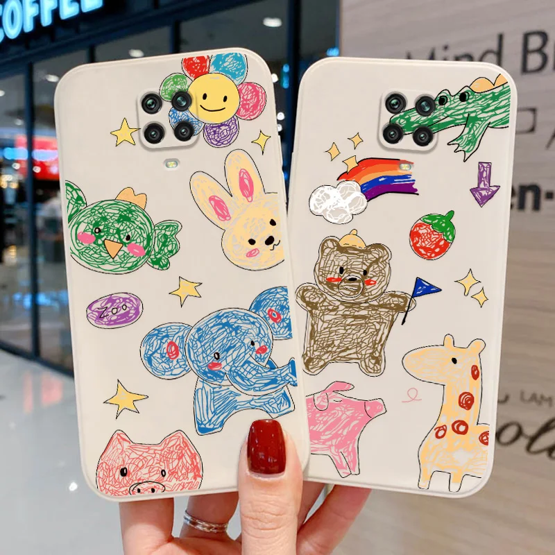 Case For Redmi Note 9 Pro Redmi 9 Case For Xiaomi Poco X3 Pro X 3 M4 Silicone Funda Redmi Note 9S 10 8 Pro 11 9A 10S 9T S Cover