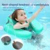 Mambobaby Baby Float Lying Swimming Rings with Canopy Waist Chest Floater Non-Inflatable Swim Ring Buoy Pool Accessories Toys 3