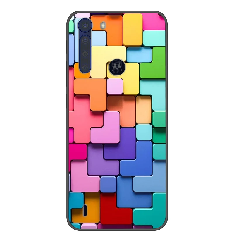 Fashionable Cool Soft Silicone Cover for Motorola One Fusion+ Phone