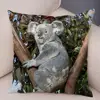 Bedroom Living Room Decor Pillowcase Cute Australian Koala Cushion Cover Wildlife Pattern Print 4