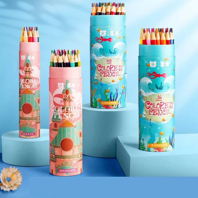 Colored Pencils Art Cartoon, Color Pencils Kids School