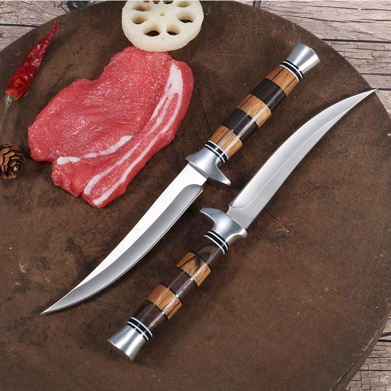 

5inch Boning Knife 5Cr15 Steel Butcher Knife High Carbon Steel Fishing Hunting Knife Cleaver Handmade Chef Knife