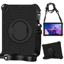 Durable EVA Shockproof Kids Tablet Case with Kickstand and Handle Strap - Xiaoxin Pad 10.6inch (Black B)