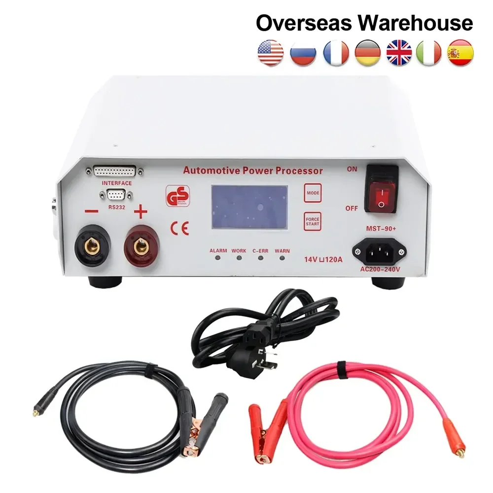 

Latest Intelligent Charger MST-90+ 12V 120A Automotive Programming Dedicated Power ECU Programming Voltage Stabilizer Regulator