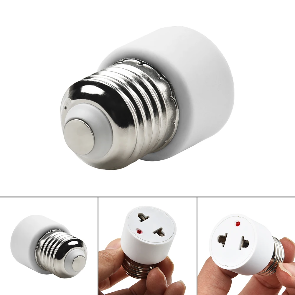 Lamp Holder 1pc E27 Plug Bulb Holder Light Fixture Bulb Base Adapter U S /EU