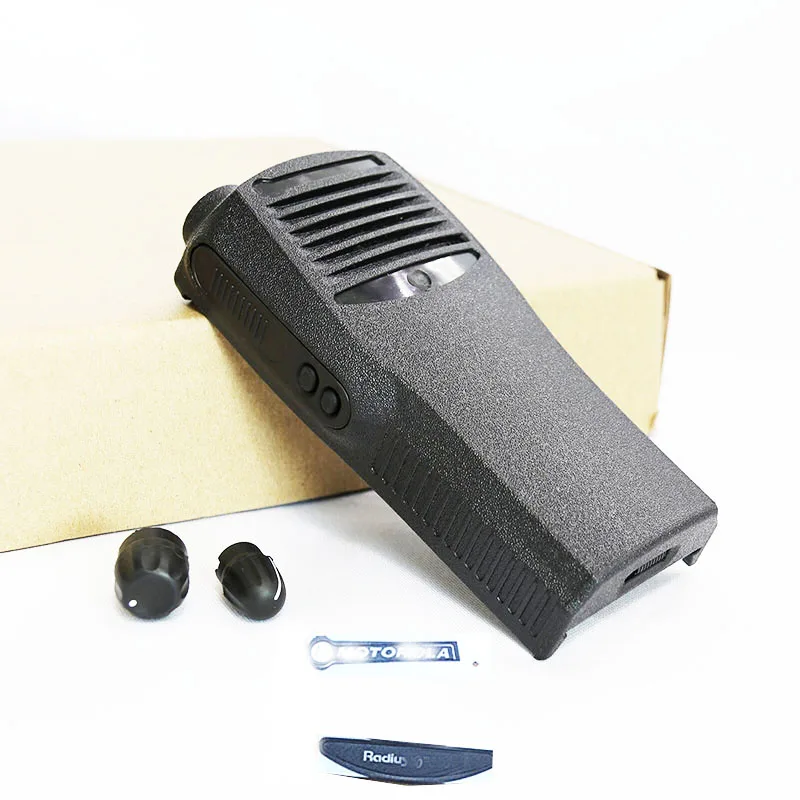 Front Cover Housing Shell Case with Volume Channel Knobs Kits for Motorola Walkie Talkie GP3188 CP040 CP200 Radio Accessories d shape earphone earpiece 2 pin for motorola walkie talkie gp300 cp200 gp308 cp040 two way radio