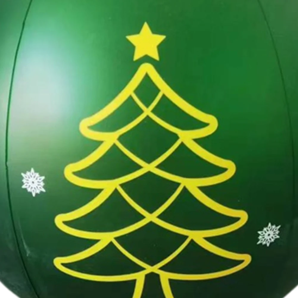 60CM Christmas Inflatable Ball PVC Inflated  Ball Water-Proof Versatile Porch Courtyard Ornaments