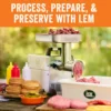 Products BigBite #12 Meat Grinder and Grinder Foot Switch Bundle, 0.75 HP Stainless Steel Electric Meat Grinder Machine 6