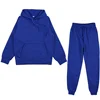 Womens Autumn Winter Tracksuit Warm Fleece Suits Hoodies Tops Casual Sweatshirts Jogging Pant Outfits Sweatpants 2 piece sets 2