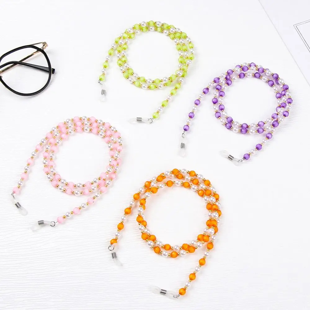 Mode Kristall Perlen Gläser Halskette Brillen Lanyard Gläser Kette Brillen Zubehör – Detail 7