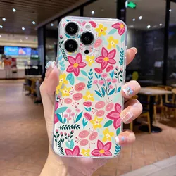 Daisy Flower Clear Silicone Phone Case Cover for Redmi Note 11 Pro (S15488)