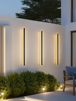 Minimalist Linear Outdoor Waterproof Wall Lamp 2