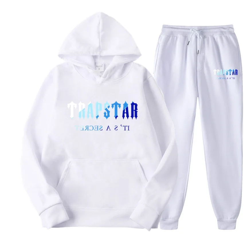 Trapstar-chándal de 2 piezas para hombre y mujer, Conjunto de sudadera con  capucha y pantalones de lana, ropa deportiva para correr, novedad de 2023 -  AliExpress