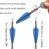 28/30/31 Inch Pure Carbon Arrows Spine 300 400 For Compound Recurve Bow LongBow Hunting Archery with Replaceable ArrowHeads 4