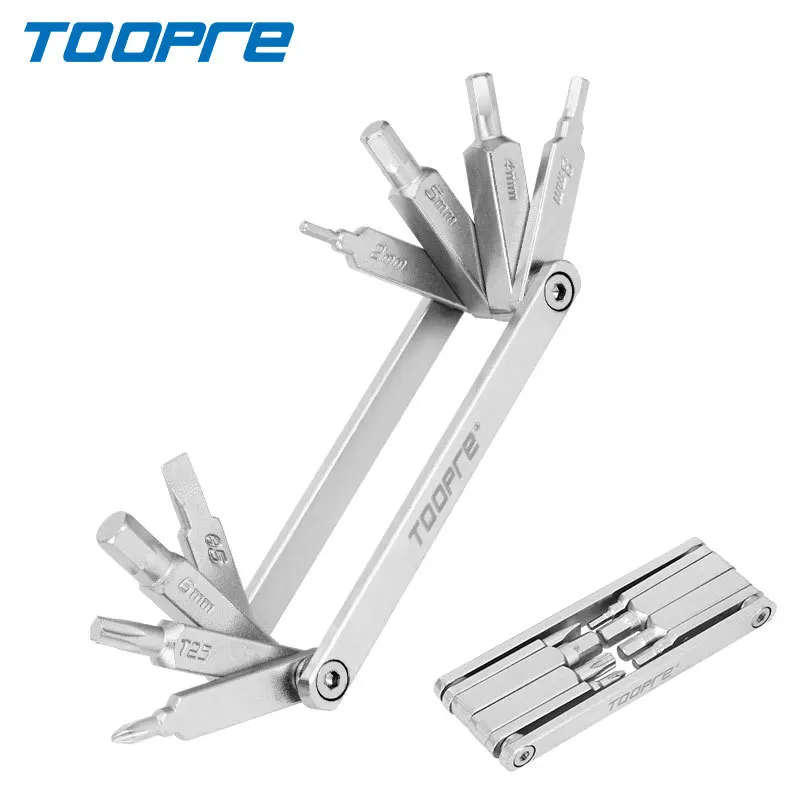 TOOPRE 산악 자전거 조합 해체 세트 육각 드라이버 렌치 자전거 다기능 수리 도구