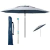 Umbrella & Anchor System, Large 7ft Silver Coated UPF50+ Canopy, 10 Second Installation, Wind Resistant, Durable 1