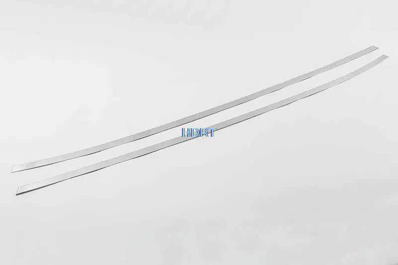 For Honda Civic 10th 2016 2017 2018 2019 stainless steel Roof trim moulding cover Decorative strips 2pcs Car Styling