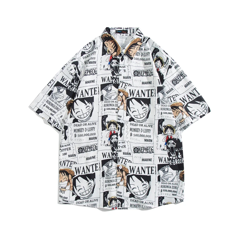 One Piece Luffy Zoro Chopper BROOK Printed Three-quarter