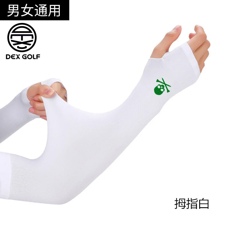 남녀공용 골프 슬리브, 햇빛 차단 및 UV 차단, 럭셔리 야외 스포츠, 아이스 실크 암 슬리브, 여름 패션
