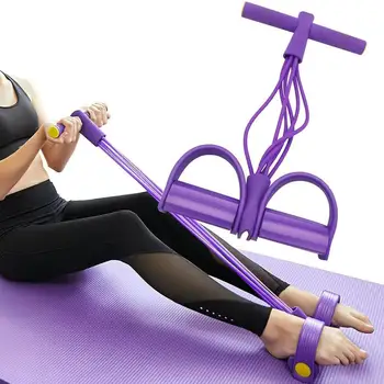 6-Tube Yoga exercise band Pedal Puller Band Elastic Pull Rope Flexipull weerstandstrainer Resistance Bands For Abdomen Waist Arm 1