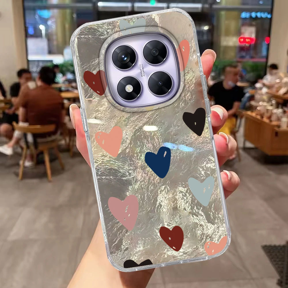 Pink Little Love Heart Girls Phone Case Cover