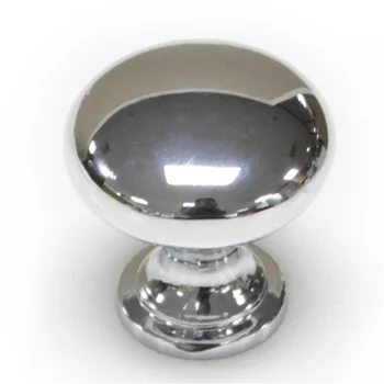 2pcs/4pcs Chrome Metal Door Knobs Drawer Wardrobe Kitchen Cupboard Handles Silver Furniture Accessories