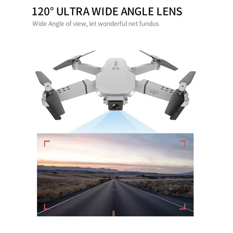 

Profession HD Wide Angle Camera Quadcopter With Dual 4K Camera Height Keep Drones Camera Helicopter Mini Drone 4k WiFi FPV Drone