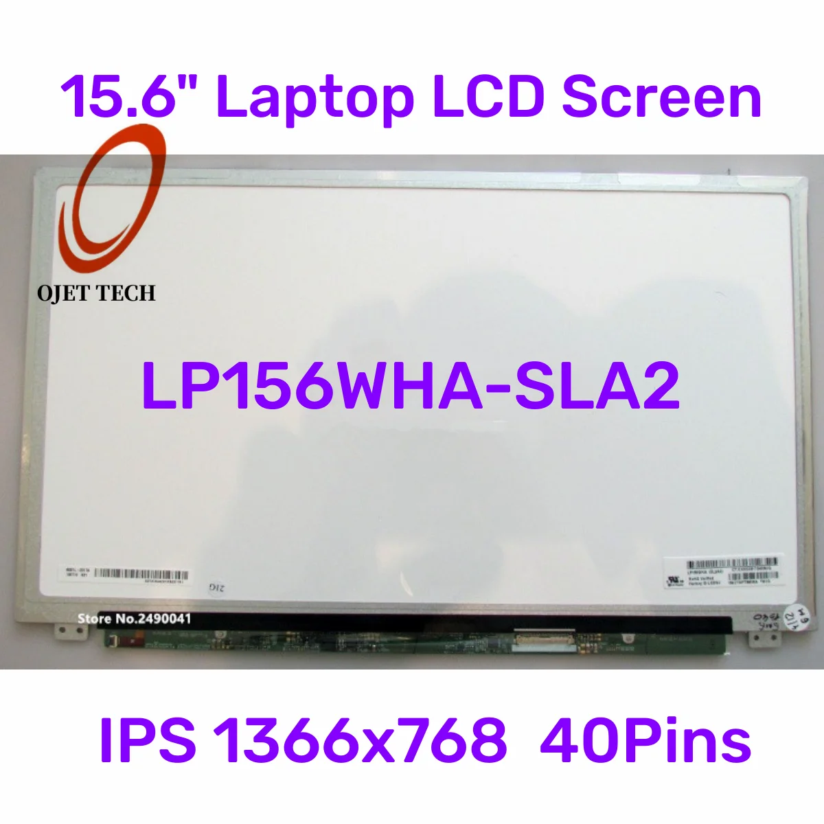 Lcd Led Ips Tela Matriz Latop Tela Matriz 40pin Lvds hd Lp156wha Sla2 Lp156wha sl a2 15.6 1366×768