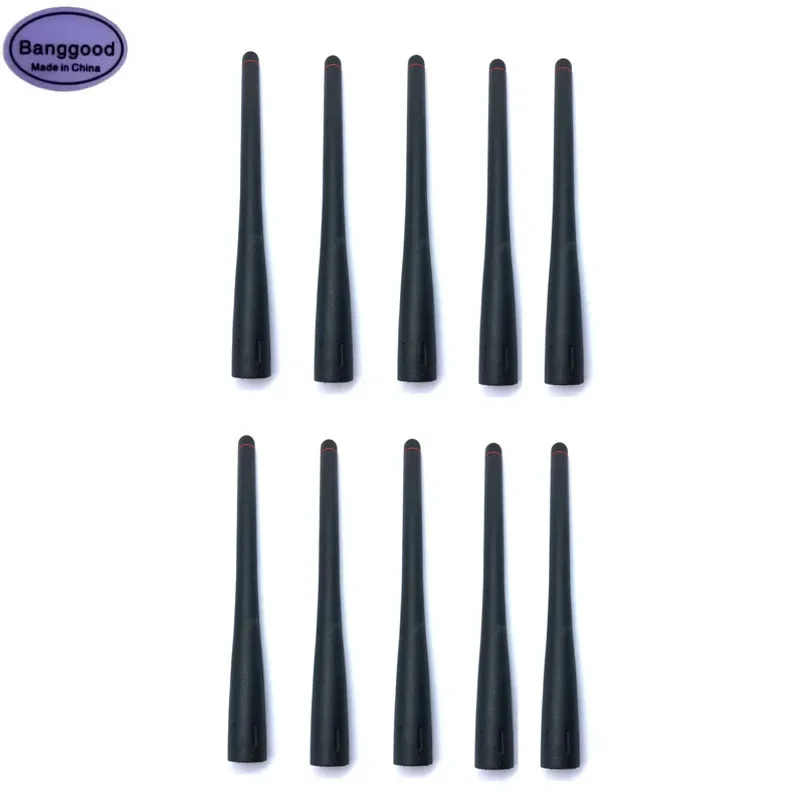 10PCS VHF 136-174MHz SMA Male Antenna For ICOM IC-F50 IC-F50V IC-F51 IC-F51V IC-F51ATEX FA-S62VS Radio Walkie Talkie Drop Ship 10pcs lot walkie talkie lever ptt and rubber button for rdu2020 a10 ep150 a12 cp110d rdm2070d rdu2080d two way radio