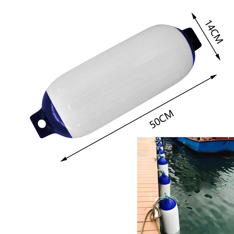 2X 풍선 보트 펜더 PVC 보트 앵커 범퍼 해양 보트 펜더 보트, 요트, 커디 등 (5.5X20 인치)
