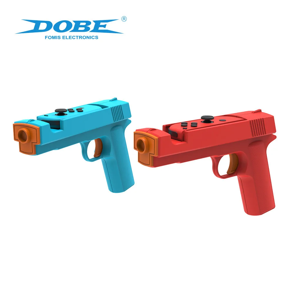 Gun Shape Handgrip Sense Joystick for Switch NS/NS OLED Game Controller Gamepad Joypad Gaming Accessories