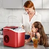 Ice Makers, Countertop Portable  Machine, 9 Bullet-Shaped Ice Cubes,26Lbs/24H, Self-Cleaning Function, Ice Makers 6