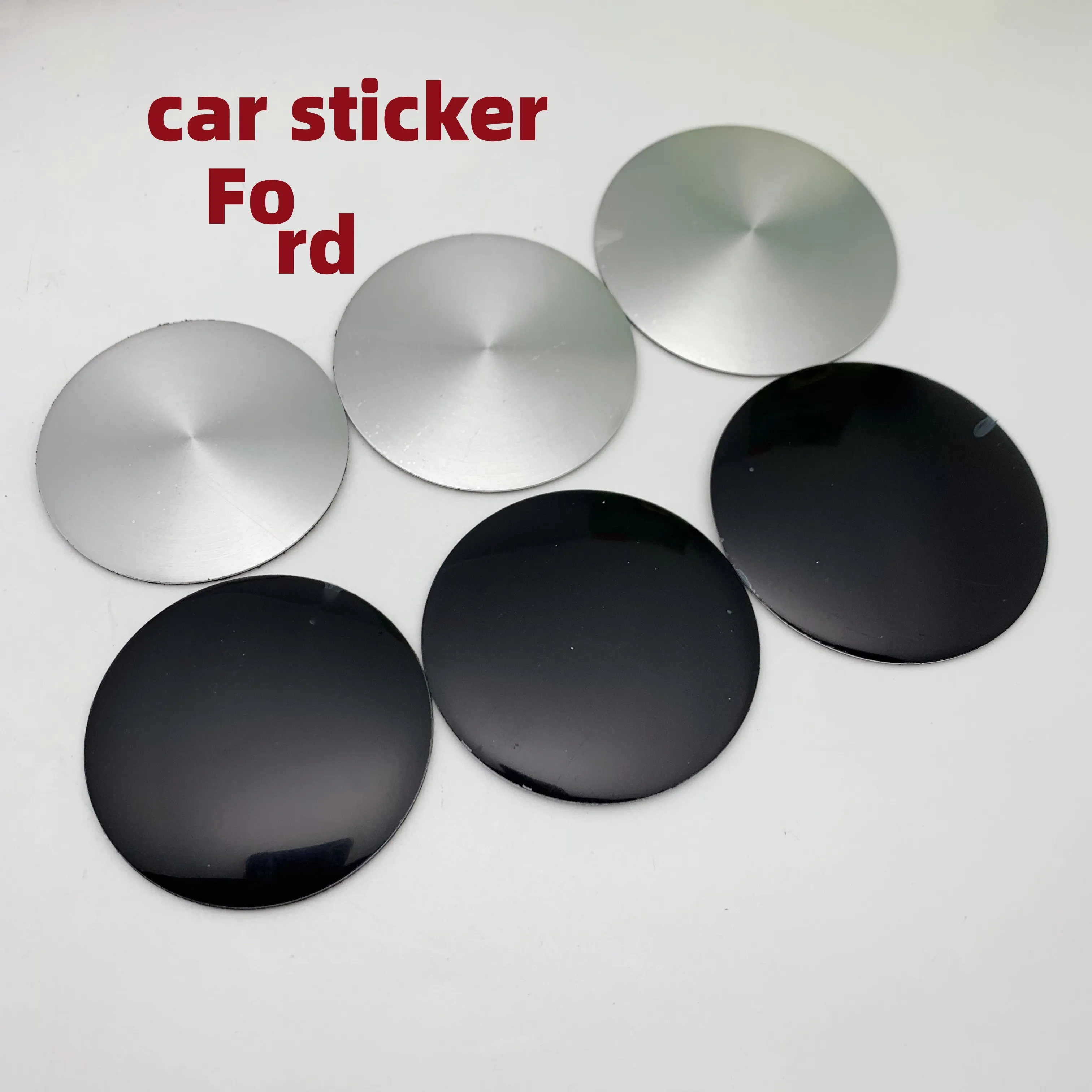 

4pcs Car Sticker Emblem 56mm 60mm 65mm Car Wheel Hub Badge Tire Center Cover Hub Cap Fit For Focus Mk2 Mk3 Fiesta ST Accessories