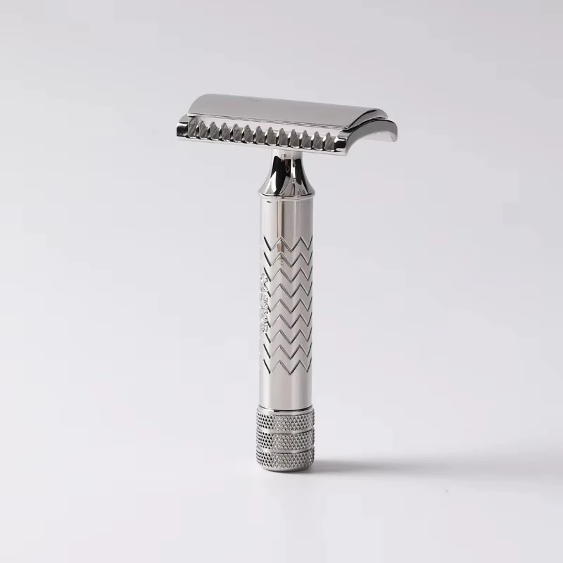 Yaqi CASTOR Stainless Steel Safety Razor 0.45mm Blade Gap 79MM Length And 13MM Dameter Handle For The Ideal Choice Shaving