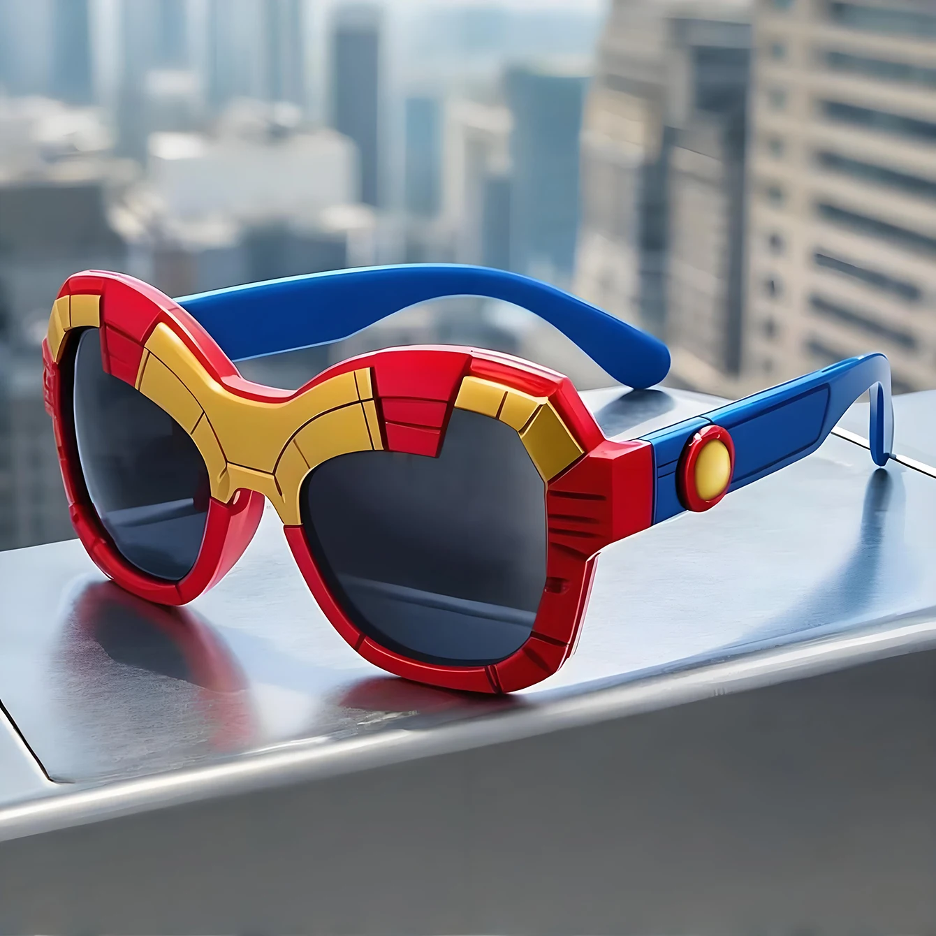 Robot Sunglasses Anti-reflective Outdoor Sun Glasses for Children