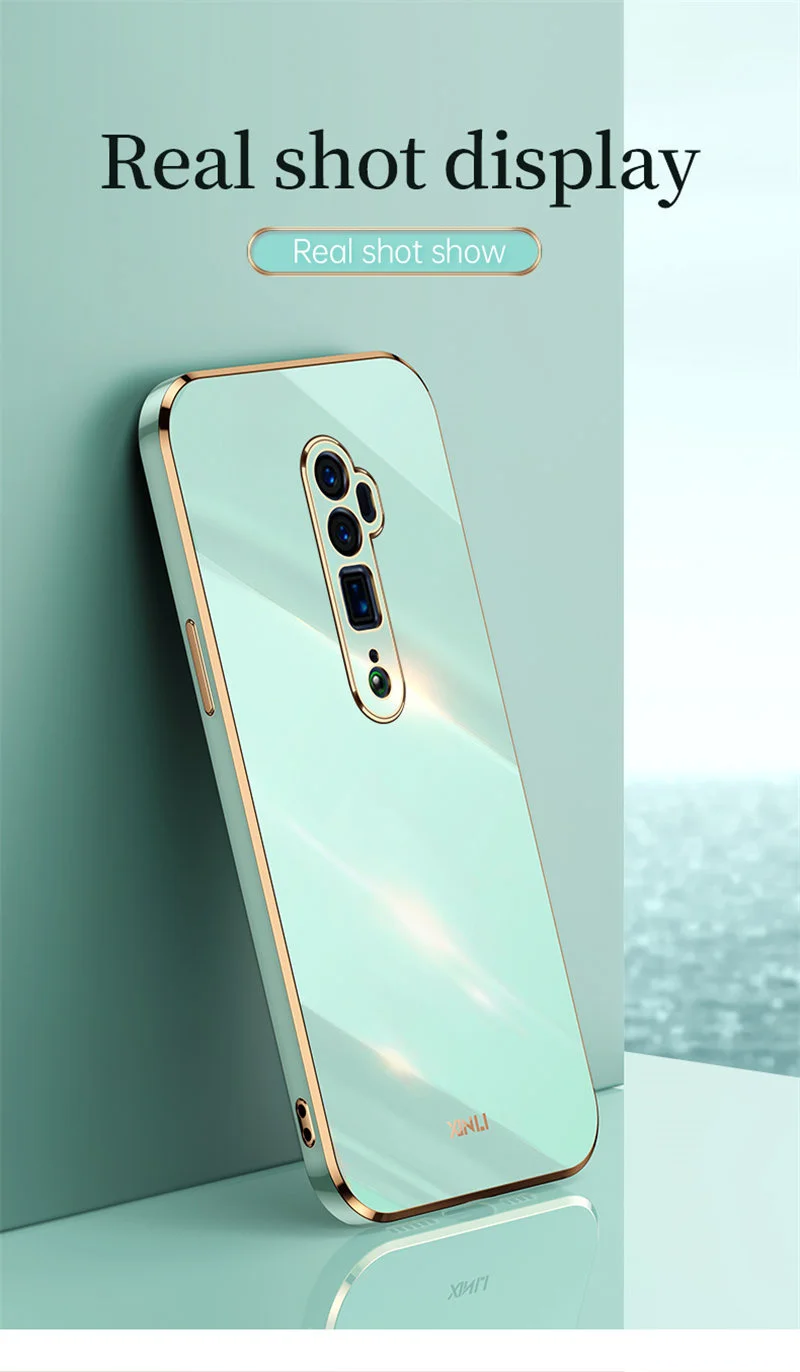 Sleek Plating Soft TPU Bumper Back Cover Case