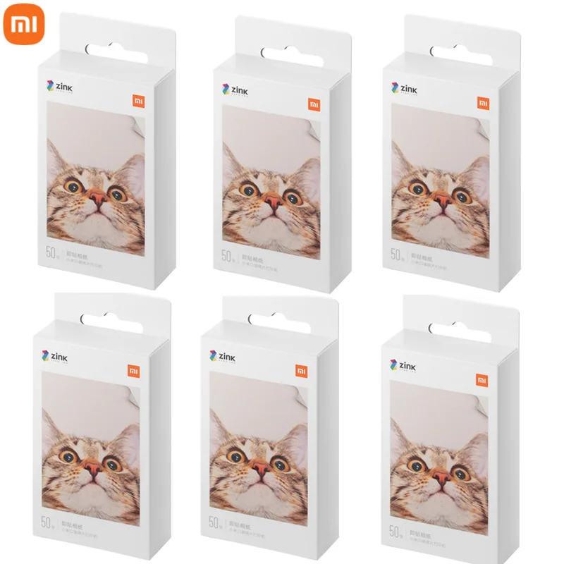 

Original Xiaomi ZINK Pocket Printer Paper Self-adhesive Photo Print 10//50/100 Sheets Xiaomi 3-inch Mini Pocket Photo Printer